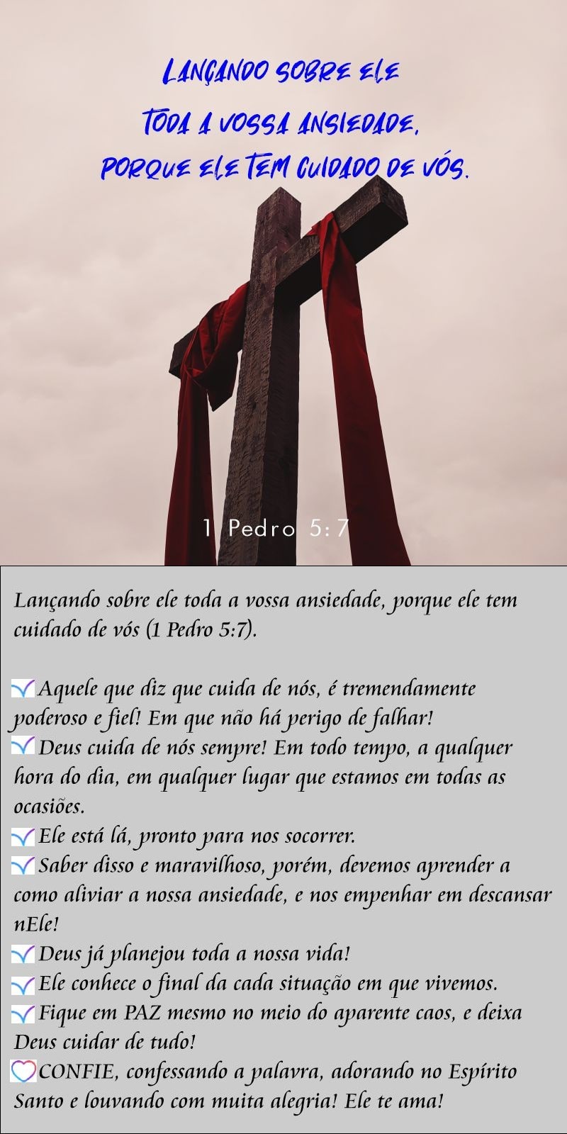 1 Pedro 5:7