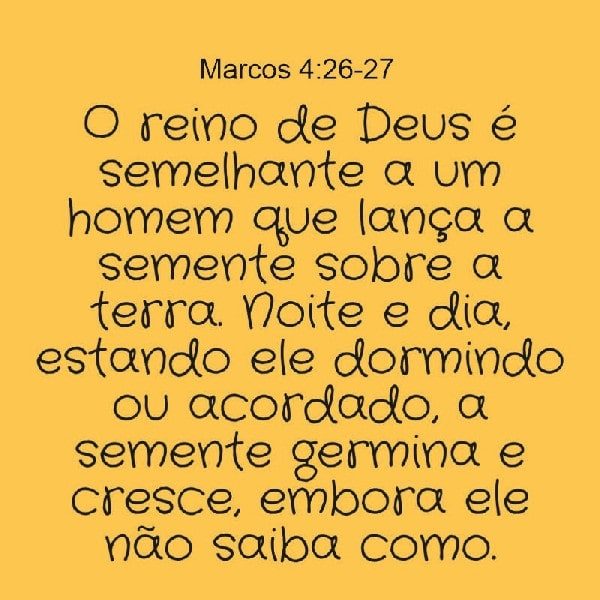 Marcos 4:26-27