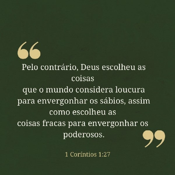 1 Coríntios 1:27