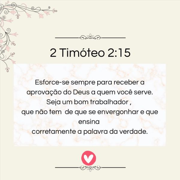 2 Timóteo 2:15