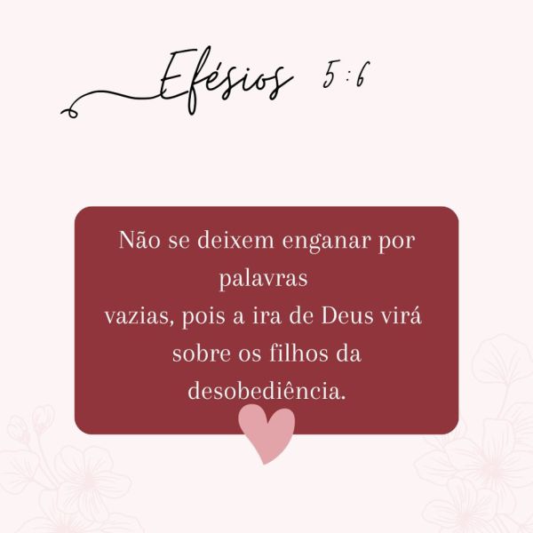 Efésios 5:6